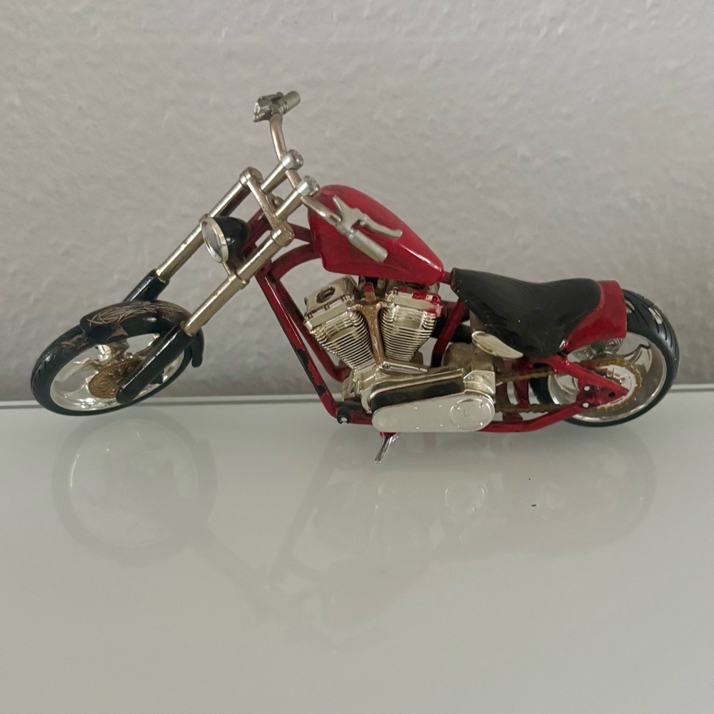 Funline Red Motorcycle Bike Red Model